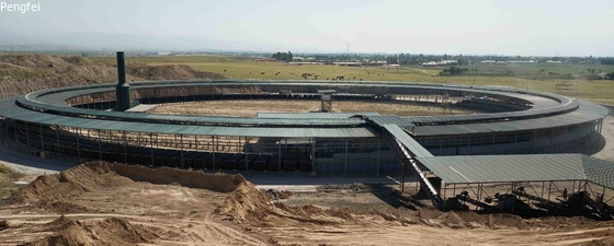 Construcción de una planta de cemento de proceso seco y de una fábrica de cemento